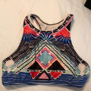 Aeropostale: Tribal Halter Bikini Top